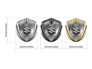 Suzuki Emblème Aile Insigne Luxe Finition Acier Inoxydable